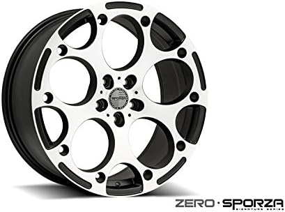 19" Inch Sporza Zero Black / Machine Wheels & Tire Package | All Season 245/35R19 | Set of 4 | Financing Available | Infiniti Audi Mercedes Dodge Chevy Chrysler Acura Ford Lexus Nissan BMW