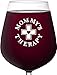 Mommy's Therapy Funny 13 Oz Wine Glass Novelty Mother's Day Gift - Best Birthday Gifts for Mom, Sister, Friend or Girlfriend - Unique Humorous Present For Women, New Mother, Wife or Coworker