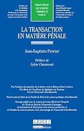 La  transaction en matière pénale