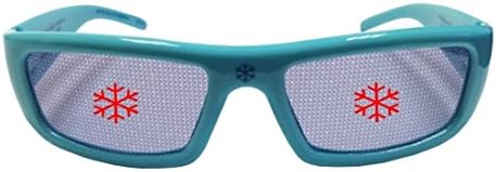 Plastic 3D Christmas Glasses- Snowflakes will appear before your eyes! Perfect party favors for any holiday celebration! Fun for all ages!