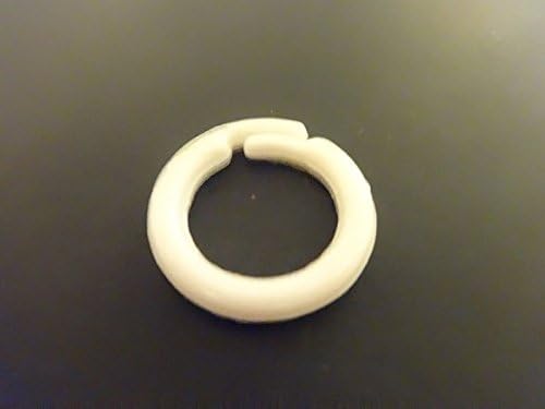 (Ship from USA) 25 QTY: White Plastic Split Rings for Shades &amp; Valances *JPOU842H5ET12198