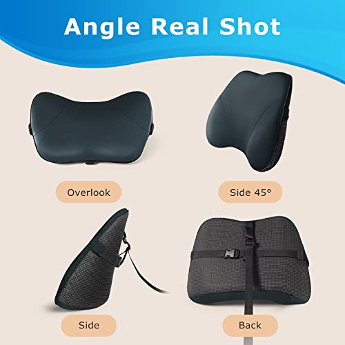 Lumbar Support Pillow for Office Chair for Low Back Pain Relief Mini