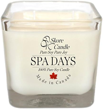 Spa Days - Lavender &amp; Chamomile Scented Soy Candle - 14 oz. Made with pure, natural soy wax. Best for eliminating odors in your kitchen. Invite our fragrant scents into your living and dining room.