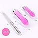 3 in 1 Nail Clipper Set with Nail Catcher, Stainless Steel Fingernail and Toenail Clippers with Durable Double Sided Nail File and Storage Bag