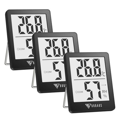 Doqaus Indoor thermometer, indoor humidity meter, hygrometer indoor, hydrometer moisture, thermo-hygrometer.