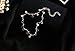 Women Sexy Sequins Choker Necklace Short Star Pendant Jewelry Chains (Gold color)