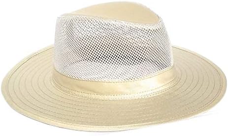 Soft Mesh Aussie Breezer Hat for Large Heads, Outdoor Safari Sun Blocker Cap