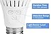 Elrigs Motion Sensor Light Bulb with Dusk to Dawn Lights Sensor, E26 Base, 7W LED(60W Equivalent), Warm White(3000K), Motion Sensitivity, Time and Twilight Setting Adjustable