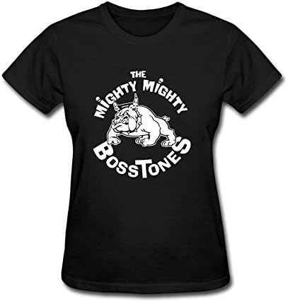 Rosar Women's The Mighty Mighty Bosstones Logo Short Sleeve T Shirt Black