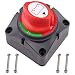 Battery Switch, 6V 12V 24V 48V Battery Disconnect Master Cutoff Switch for Marine Boat RV ATV UTV Vehicles, Waterproof Heavy Duty Battery Isolator Switch (On/Off)