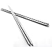 Stainless Steel Chopsticks Metal Reusable Dining Chopsticks 10 Pairs