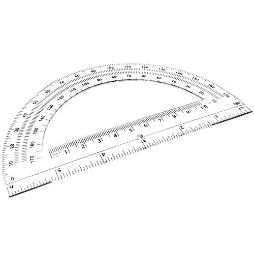 Student Drawing Compass Math Geometry Tools (6 pcs Compass+Pencil Blue)