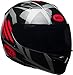 Bell Qualifier Full-Face Motorcycle Helmet (Gloss Black/Red/Titanium Blaze, Large)