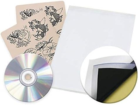 Rehab Ink 12 Tattoo Practice Skins Transfer Paper and Flash CD