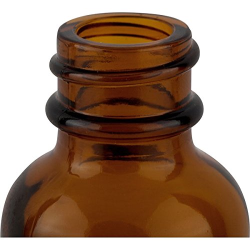 Perfume Studio Calibrated Amber Glass 1oz Dropper Bottle - Pack of 8 Bottles with Graduated Glass Pipette in .25ml Increments; Plus Free Perfume Sample Vial