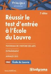 Réussir le test d'entrée à l'école du louvre
