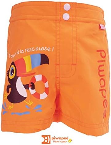 Piwapee - Short de bain couche piscine bÃ©bÃ© nageur ~ toucan 8-11kg
