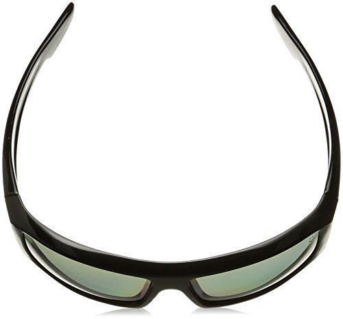 Spy Optic Logan 670939038864 Polarized Wrap Sunglasses, 60 mm (Black/Happy Gray/Green Polar)