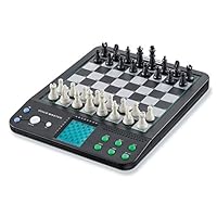 Croove Electronic Chess and Checkers Set with 8-in-1 Board Games, for Kids to Learn and Play