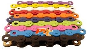 GMAX BIKES UK PYC Chains - Solid Colour Single Speed Chain | 4 Colour Options | BMX/Freestyle - SUPER CHRISTMAS STOCKING FILLER!