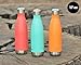 MIRA 17 Oz Stainless Steel Vacuum Insulated Water Bottle | Double Walled Cola Shape Thermos | 24 Hours Cold, 12 Hours Hot | Reusable Metal Water Bottle | Leak-Proof Sports Flask | Pumpkin