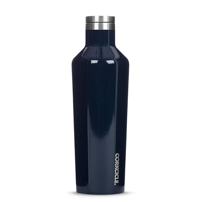 Corkcicle Gloss Botella isotérmica, Acero Inoxidable, Navy, 47 cl ...