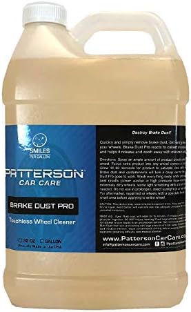 Brake Dust Professional Wheel Cleaner 1 Gallon, Wheel Cleaner, Safe for All Wheels and Rims! Removes Brake Dust, Dirt, Oil, and Grime. Restores Shine, Perfect for Aluminum, Painted, or Chrome Wheels