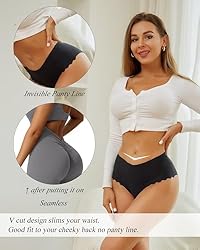 Sth Big High Waisted Seamless Underwear for Women