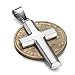 Jstyle Jewelry Mens Womens Stainless Steel Cross Necklace Pendant 22 24 Inch Chain