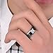 ILJILU New Silver Celtic Dragon Titanium Stainless Steel Men's Wedding Band Rings EW sakcharn (Size 11)