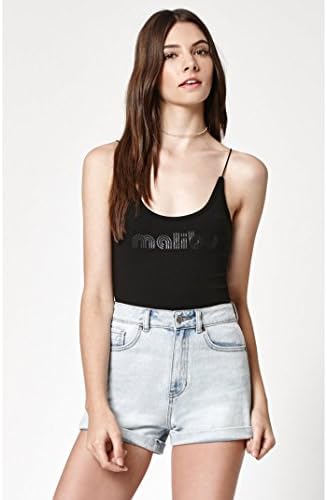 La Hearts Womens Malibu Elastic Cord Tank Top