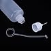 12 Pack Precision Tip Glue Applicator Bottle Plastic Liquid Dropper Bottles DIY Quilling Tool, 1 Ounce (30 ml)