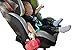 Brilli Baby Cup Catcher Patented Safety Tether Strap, Attach Sippy Cups, Bottles, Pacifiers & More to Stroller, High Chair, Car Seat, Made in USA, Food Grade, Dishwasher Safe (Aqua)