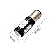 SiriusLED 30W 1157 2057 2357 7528 BAY15D P21/5W Dual Brightness LED Lights Bulbs with Projector for Turn Signals Reverse Backup Brake Tail Lights Xenon White