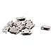 uxcell 10 Pcs USB Standard Micro Type B Female Jack 5 Pin, Metal Charging Port Socket Angle Dip Repair Replacement Parts for SMT Solder Plug Connector Smartphone Accessories