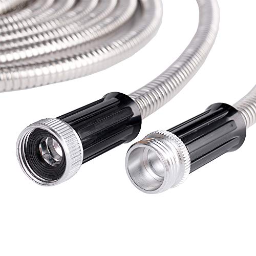 BEAULIFE Short Metal Garden Hose 1 Foot Connector Extension 304