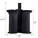 Ohuhu Canopy Weight Bags for Canopy Tent, Up to 115 LBS Capacity Sand Bags Leg Weights for Pop Up Instant Outdoor Sun Shelter Canopy Legs (Bags Only, Sand Not Included)