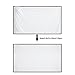 120 Inch 16:9 Portable Projector Screen High Contrast Collapsible PVC HD 4K Design Hanging Hole Grommets Front Projection Home Indoor Outdoor Movie Match Party