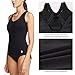 Baleaf Women's Conservative Athletic Racerback One Piece Training Swimsuit Swimwear Bathing Suit