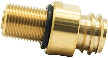 Drtomyl Soda Stream Maker Valve Adapter Copper CO2 Refilling M18*1.5 Thread High Accuracy