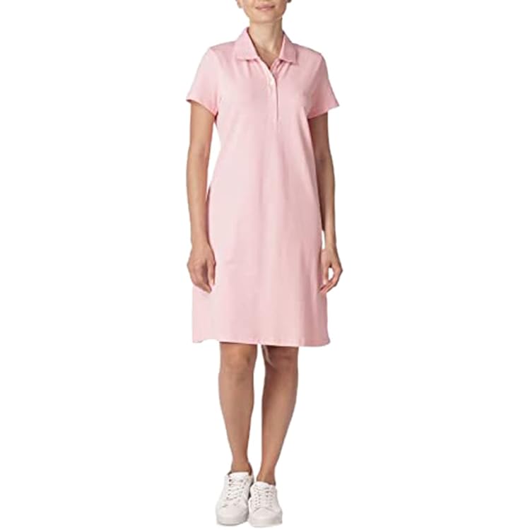 U.S. POLO ASSN. (3008 Solid Polo Dress - Banded Cuffs