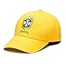 Brazil CBF Adjustable Snapback Team Color Curved Bill Soccer Hat, One Size, Yellow
