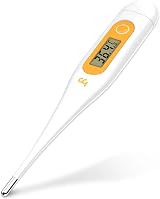 femometer Digital Thermometer Oral/Rectal/Underarm Orange Kids Adults view 9
