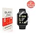 Apple Watch 42mm Tempered glass Screen Protector, Wtbone [Only Covers the Flat Area] 9H Tempered Glass,High Definition, Anti-scratch,Bubble-free for Apple Watch 42MM[2 Pack]