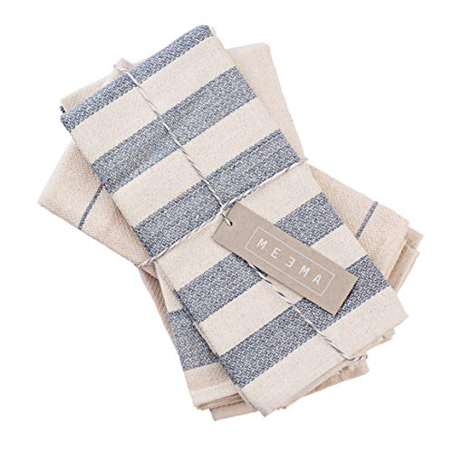 MEEMA-Dish-Towels-Cotton-Kitchen-Towels-Super-Absorbent-Weave-Made-with-Upcycled-Denim-and-Cotton-Set-of-4-20-x-28-in-Zero-Waste-Unpaper-Towels-Kitchen-Towels-and-Dishcloths-Sets