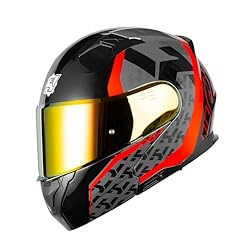 HAX Amatista Modular Flip-Up Dual Visor Motorcycle