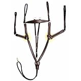 Henri de Rivel HDR Pro 5 Point Elastic Breastplate Cob Oak Bark