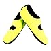 NuFoot Mary Janes Women's Shoes, Best Foldable & Flexible Flats, Slipper Socks, Travel Slippers & Exercise Shoes, Dance Shoes, Yoga Socks, House Shoes, Indoor Slippers, Neon Yellow, Large