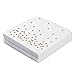 ALINK 50 Cocktail Napkins with Sparkly Gold Foil Dots, Disposable Paper Party Beverage Dessert Napkins for Birthday, Wedding, Baby/Bridal Shower, Christmas