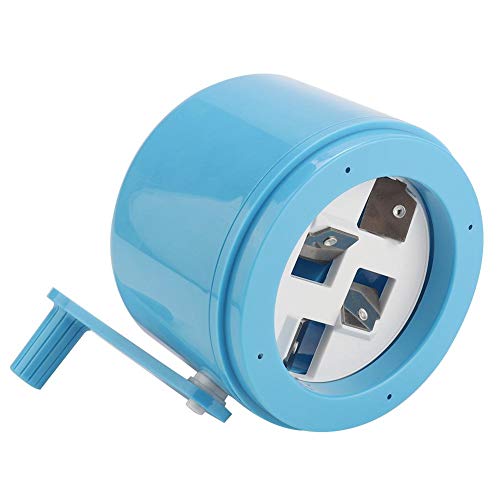 Jimfoty Manual Ice Crusher, Portable Hand Crank Ice Crusher Grinder Household Ice Shaver Snow Cone Maker Kitchen Tool